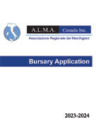 ALMA Bursary Application